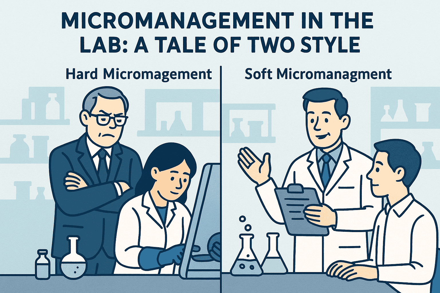 The Hard and Soft Micromanagement in Research Labs